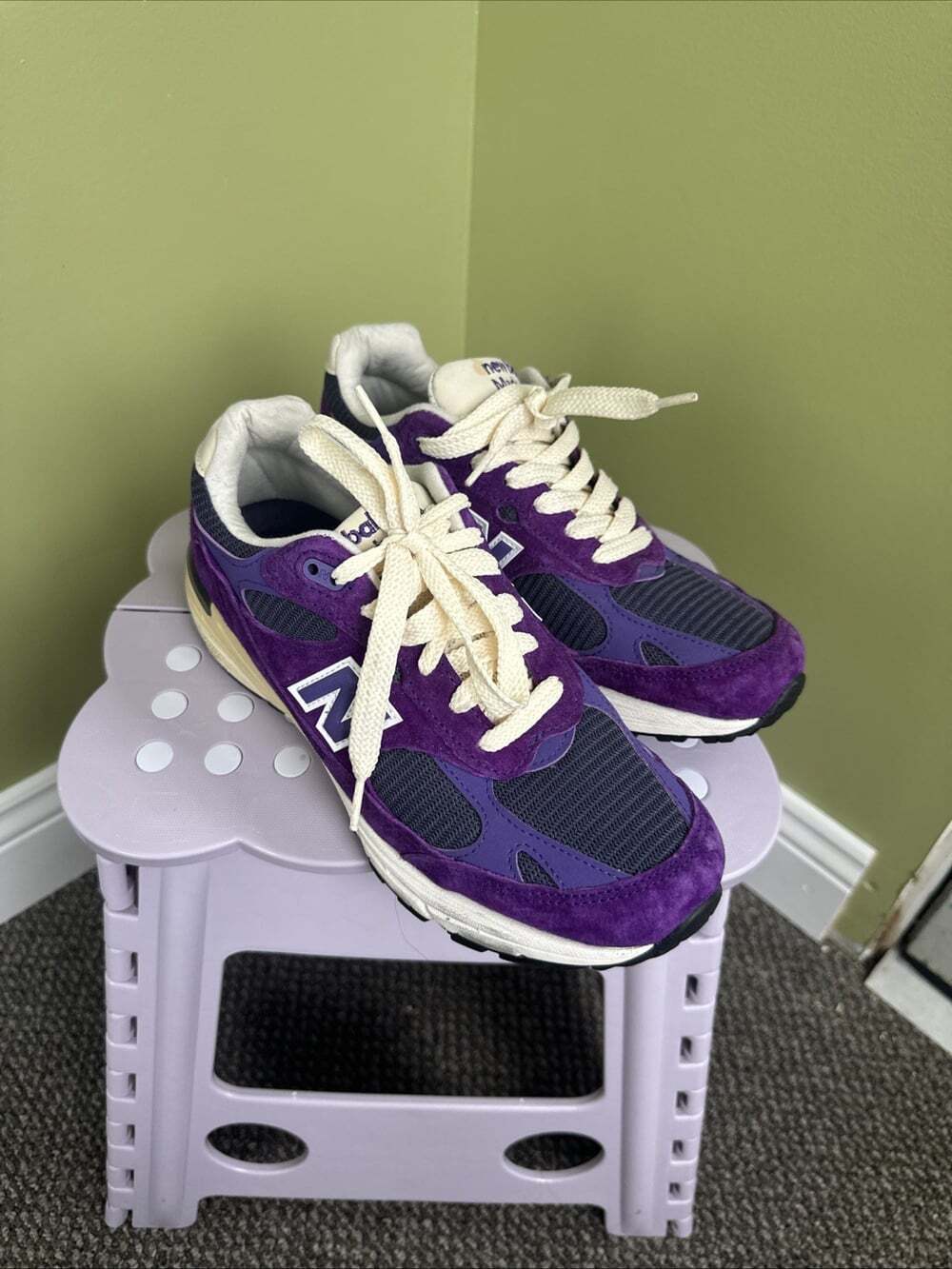 New Balance 993 Made in USA Interstellar Purple Dark Mercury Men’s 7.5 U993PG